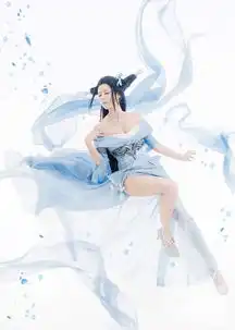  韩国美女cos倩女幽魂小倩清绝冷艳,仙气十足