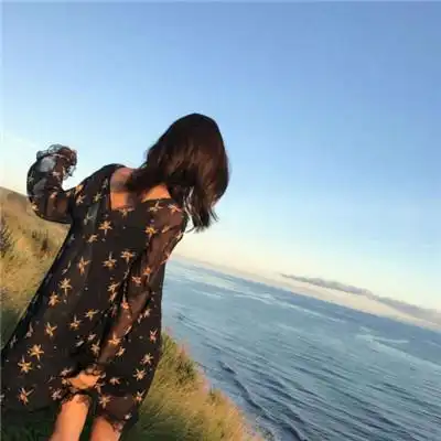  女生背影头像唯美伤感没有分手何必有忧愁