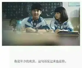  你是年少的欢喜,这句话反过来也是你