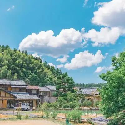  清新风景背景图,日本的治愈系夏天