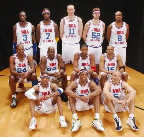  经典图集2000年之后所有nba全明星全家福