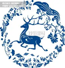  极品鹿图腾矢量素材模板免费下载cdr格式编号397999千图网
