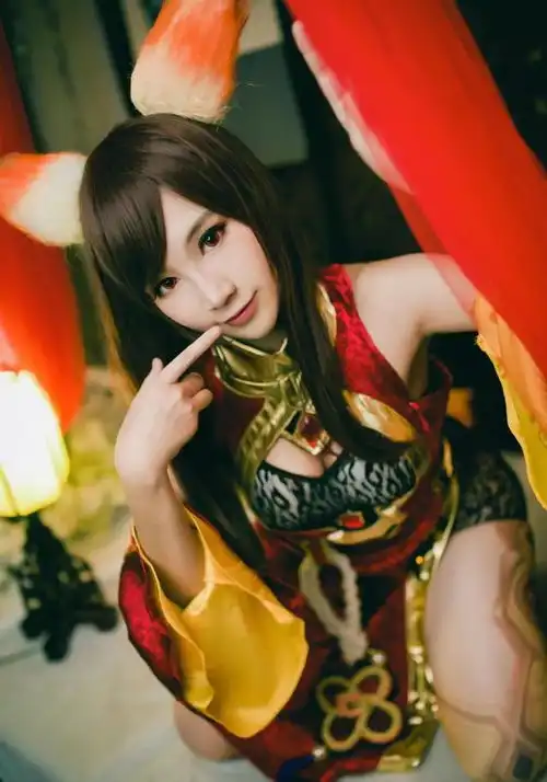  妲己也是可以陪你一起玩哦少女阿狸cos