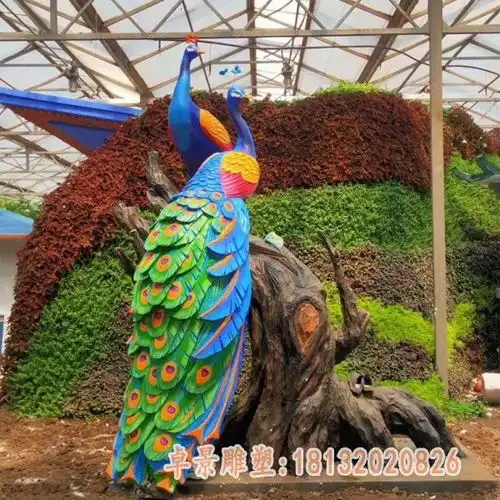 动物头像简笔画孔雀玻璃
