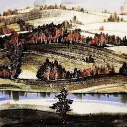  在这画里走走,一天的疲劳都没了