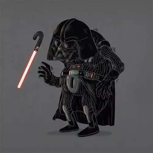  插画当超级英雄们都老了,你还粉他们吗