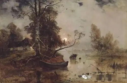  俄罗斯画家的风景油画太美,看完心旷神怡