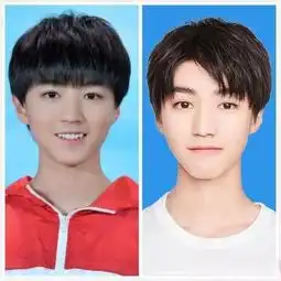  明星证件照什么样杨幂清纯,赵丽颖大包子脸,看到他我笑了