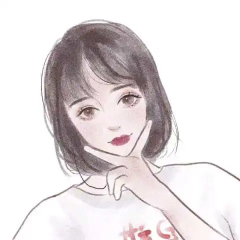  简约文艺手绘女生头像,好看到窒息,多人闺蜜也可以用哦