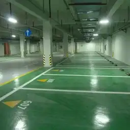  重庆车位车库划线仁逸标示标牌安装