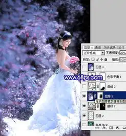 蓝色头像梦幻紫色