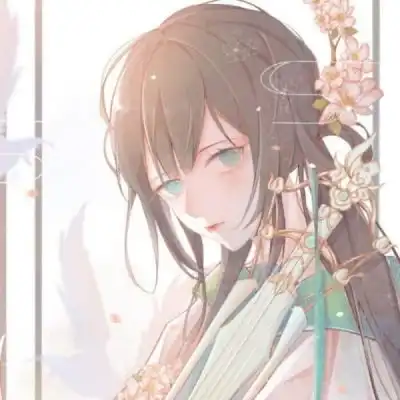  池白古风动漫意境女头
