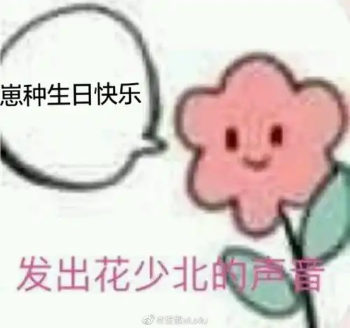  祝花少北生日快乐