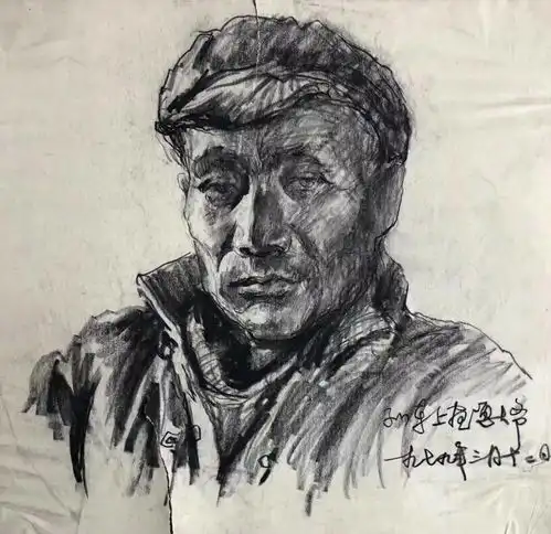  清华美院教授,王铁牛人物速写