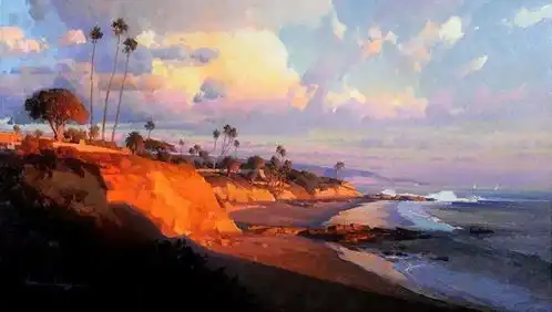  旅美画家梁革油画作品选