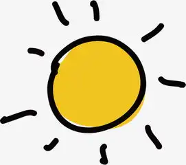  手绘简笔画太阳素材图片免费下载高清卡通手绘psd千库网图片编号7027588