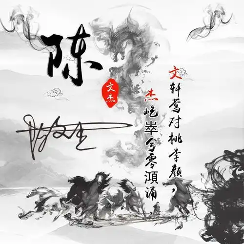  用你的姓氏姓名之做微信头像,精心设计了36张签名头像,请查收