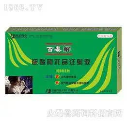  百毒解用于胃肠道平滑肌痉挛麻醉前给药制止腺体过度分泌有机磷酸酯类中毒产品图片