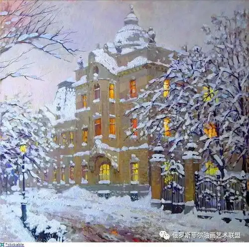  俄罗斯画家尼亚洛雅罗斯拉夫的油画风景作品赏析一
