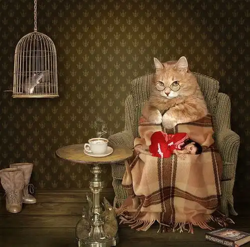  bestfriend搞笑的猫猫幻想创意摄影