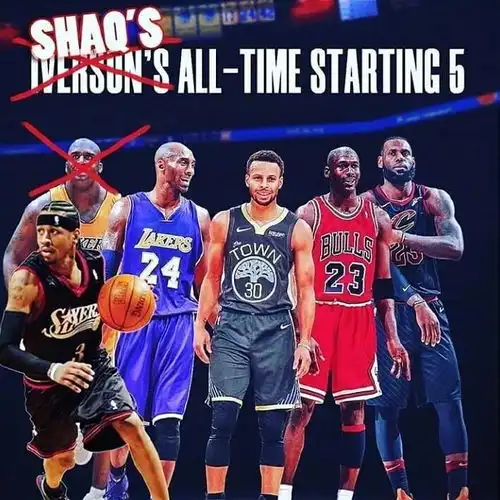  nba历史最佳阵容奥尼尔,艾佛森怎么选你选择了我,我选择了你