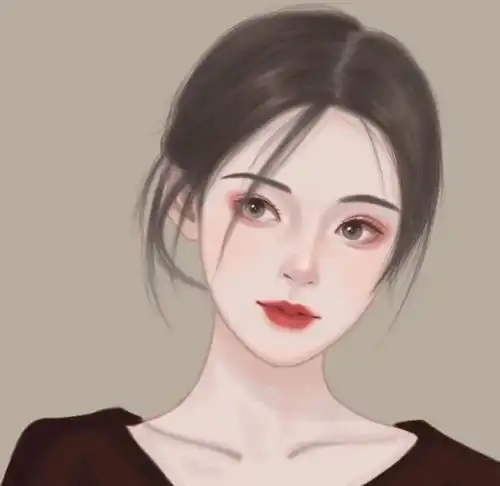 简单的头像手绘女头