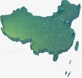  绿色立体中国地图图片免费下载png素材编号z2ri3pmyv图精灵