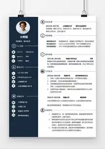  简约商务创意蓝老师求职简历简历word模板下载熊猫办公
