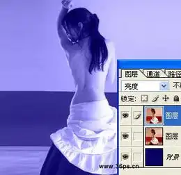  photoshop打造超梦幻的蓝色夜景图