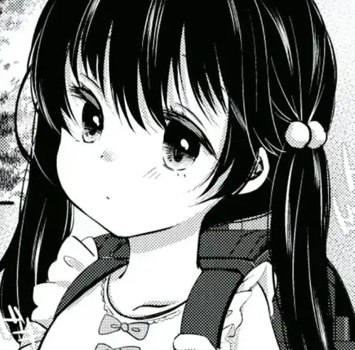  女头日漫黑白头像