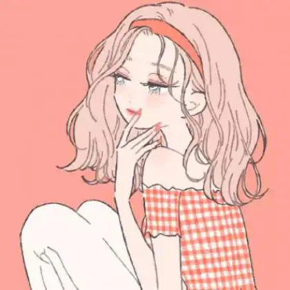 简单的头像手绘闺蜜