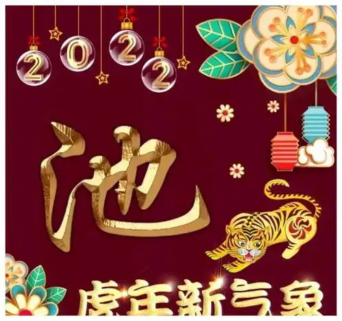  2022虎年专版姓氏微信头像虎年新气象