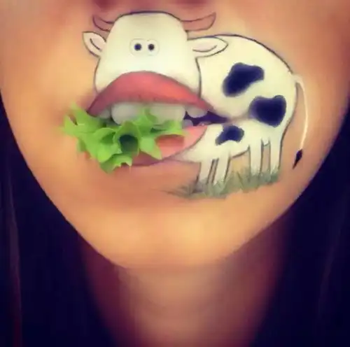 用卡通人物做头像的人嘴