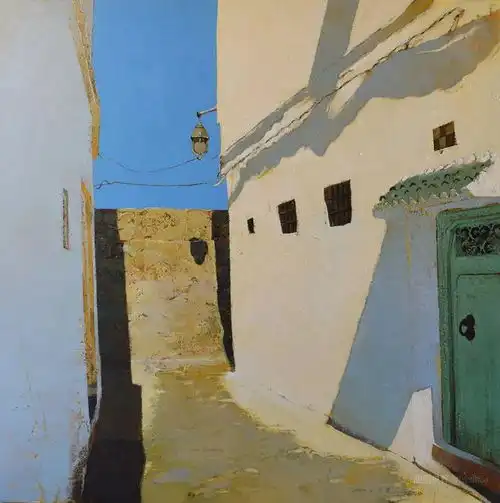  magipuig蓝色系风景油画,极具美感
