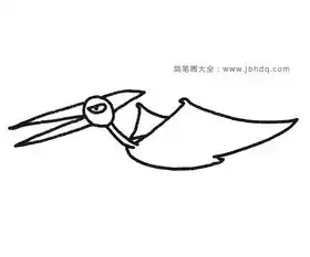  简单恐龙简笔画图片