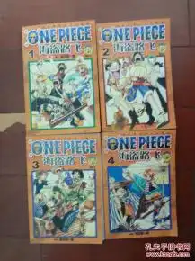  onepiece海贼王海盗路飞by尾田荣一郎32开4拼1