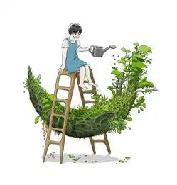  由食物展开想象的一组插画