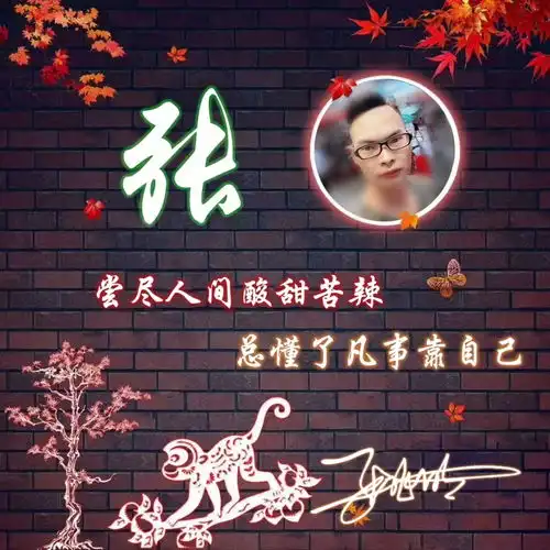  用你的姓氏做微信头像,经典大气签名头像,太美了,