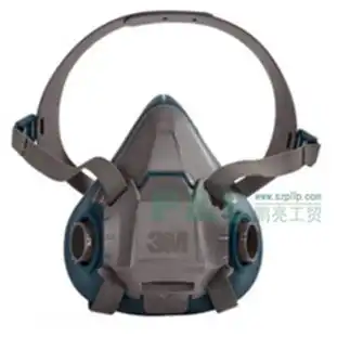  3m650165026503自吸过滤式半面罩6500系列防毒面具防毒面罩650165026503