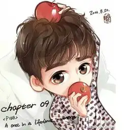  根据李易峰杂志图片画的卡通版头像,漫画原图