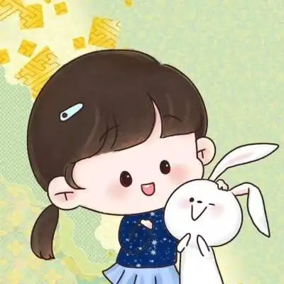  二次元呆萌情头一对简约精致情头一萌一酷