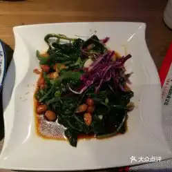  川人百味的老醋花生菠菜好不好吃用户评价口味怎么样延吉市美食老醋花生菠菜实拍图片大众点评