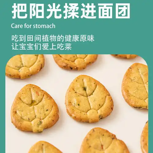  九蔬小饼干零食休闲饼干儿童薄脆健康代餐食品网红批发小包装200g