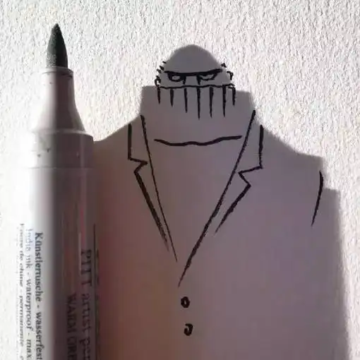  见过用物体的投影进行绘画创作的吗,来开眼喽