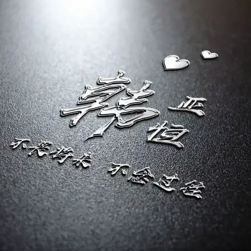  二十多张3d立体特效微信头像姓名头像,非常漂亮的一款