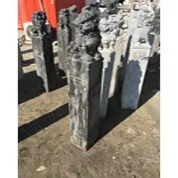  石狮子拴马桩青石石狮子拴马桩辟邪拴马桩优质商家