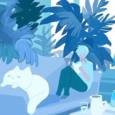  千鹤安利一波养眼的蓝色壁纸作风景静物头像我要个性网
