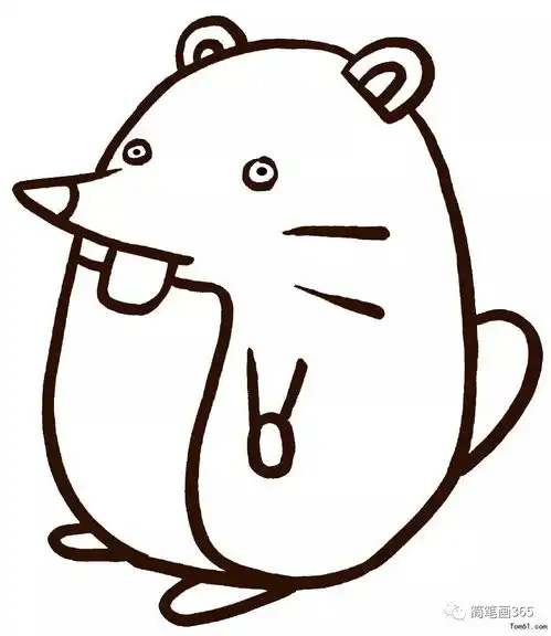  线条边框简笔画图片大全动物简笔画动物儿童简笔画大全