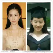  杨幂刘诗诗唐嫣刘亦菲当红明星罕见青涩毕业照