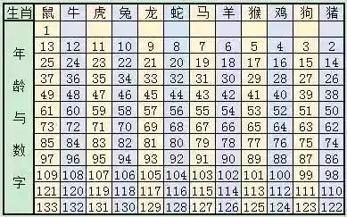 2023年十二生肖灵码表